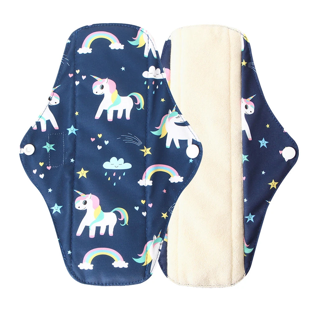 Reusable Leakproof Period Pads – Washable Feminine Hygiene Pads for Light to Heavy Flow