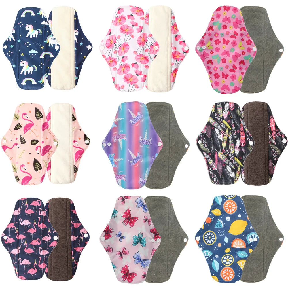 Reusable Leakproof Period Pads – Washable Feminine Hygiene Pads for Light to Heavy Flow