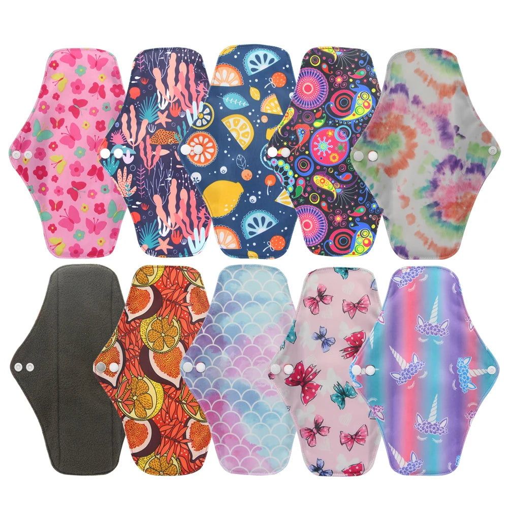 Reusable Leakproof Period Pads – Washable Feminine Hygiene Pads for Light to Heavy Flow