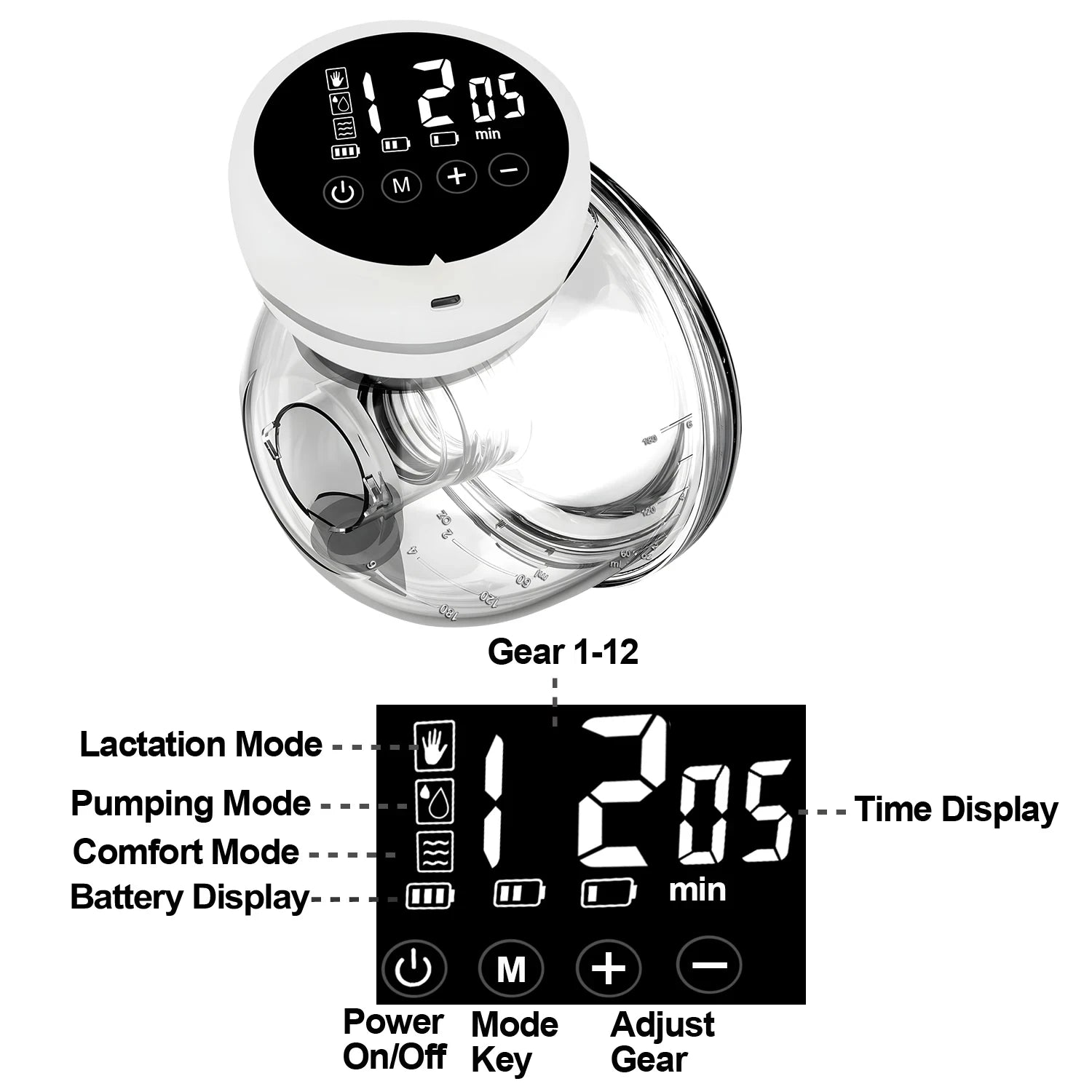 Lumora Hands-Free Wearable Electric Breast Pump – Portable & Quiet Breastfeeding Pump