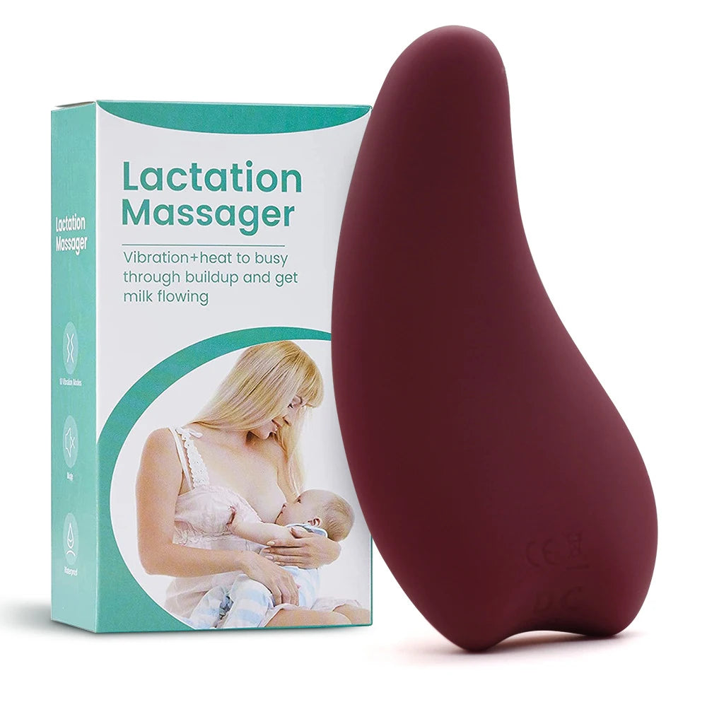 Warming Lactation Massager – Heat & Vibration Breastfeeding Support