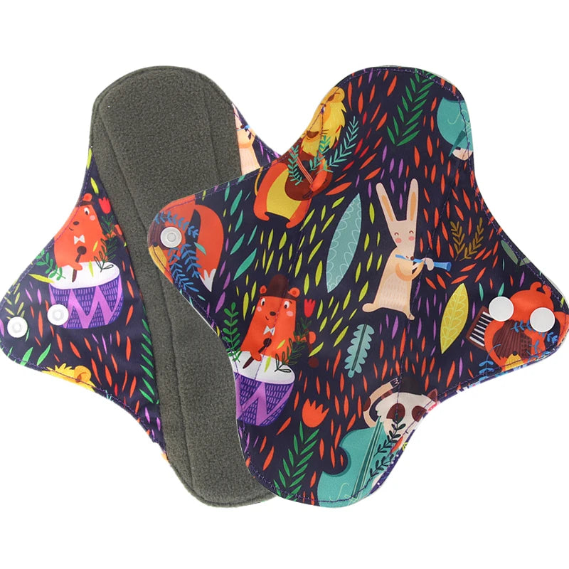 Reusable Leakproof Period Pads – Washable Feminine Hygiene Pads for Light to Heavy Flow