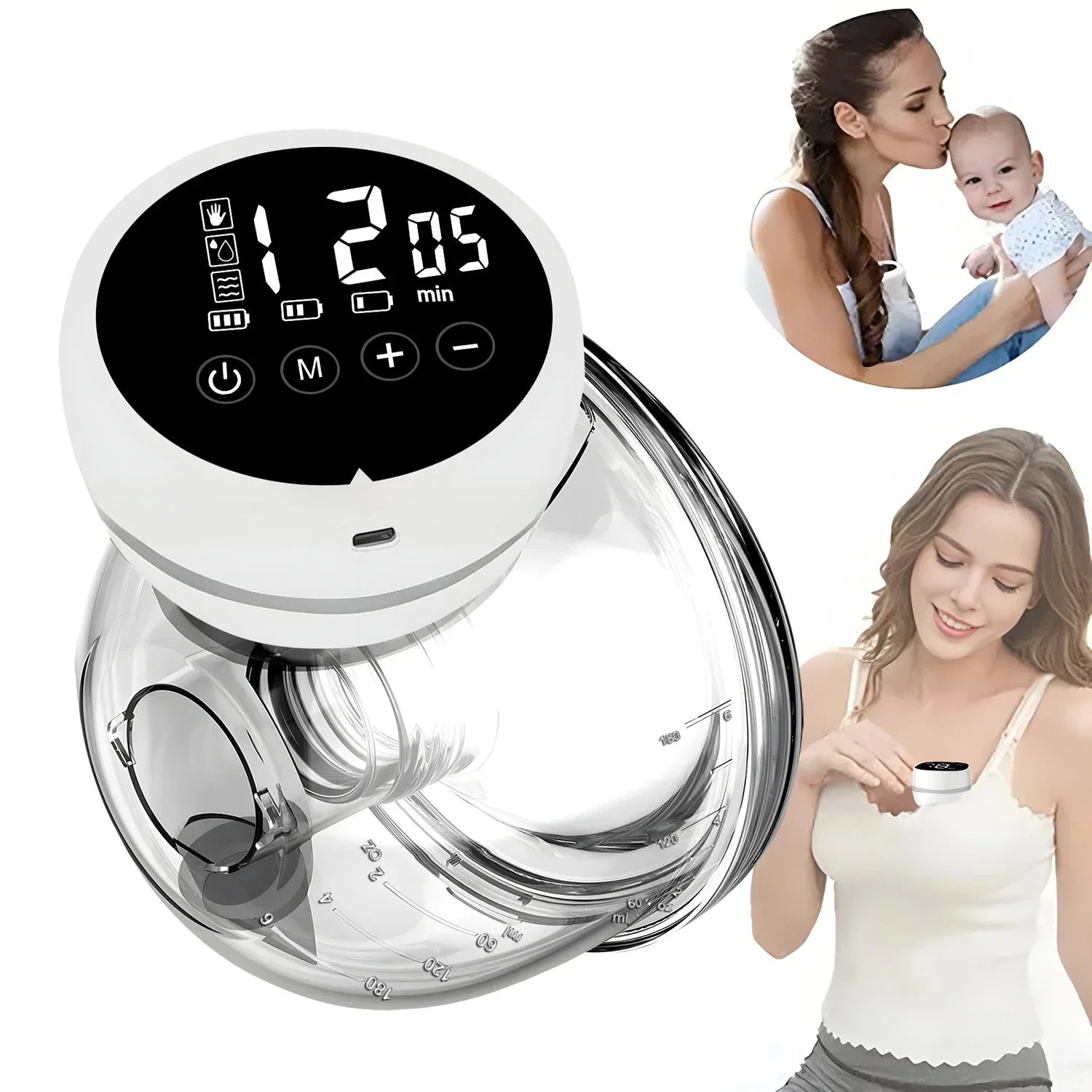 Lumora Hands-Free Wearable Electric Breast Pump – Portable & Quiet Breastfeeding Pump