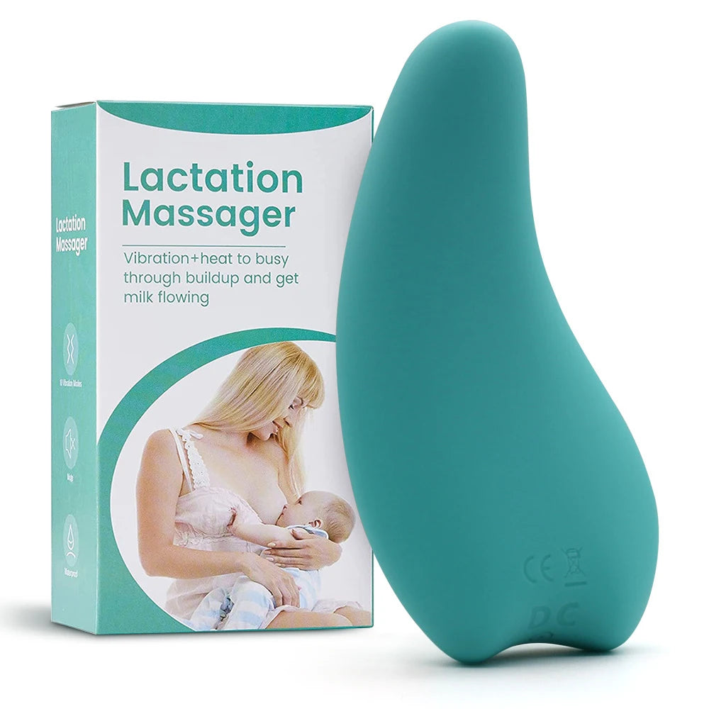 Warming Lactation Massager – Heat & Vibration Breastfeeding Support