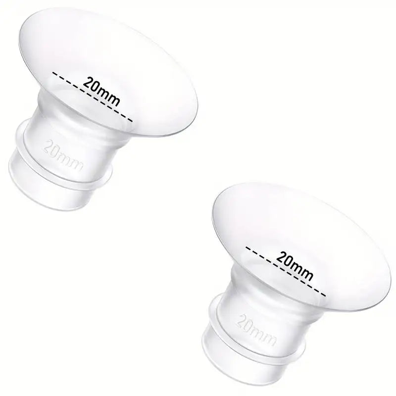 Breast Pump Flange Inserts & 11-Size Sizing Kit – Soft Silicone Pumping Accessories