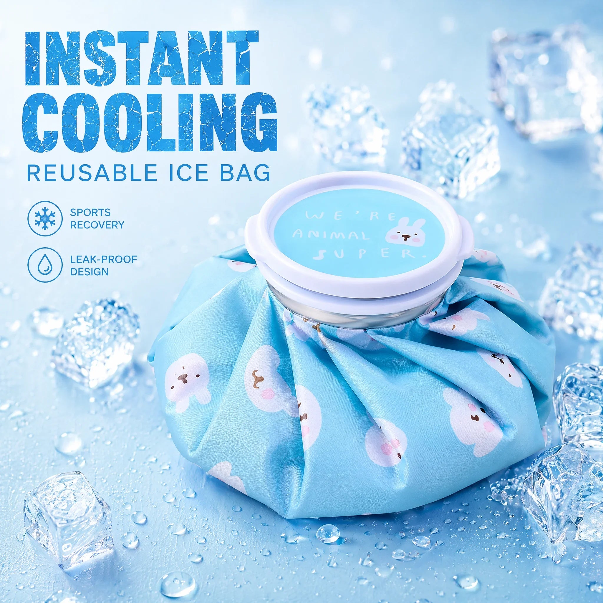 Reusable Hot & Cold Therapy Ice Pack – Leakproof Comfort Relief Bag