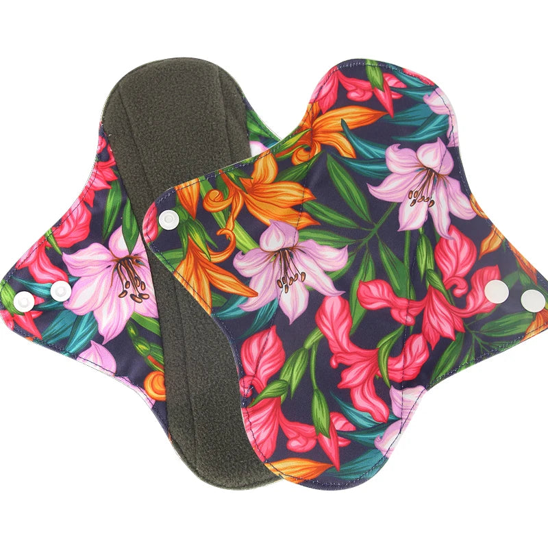 Reusable Leakproof Period Pads – Washable Feminine Hygiene Pads for Light to Heavy Flow